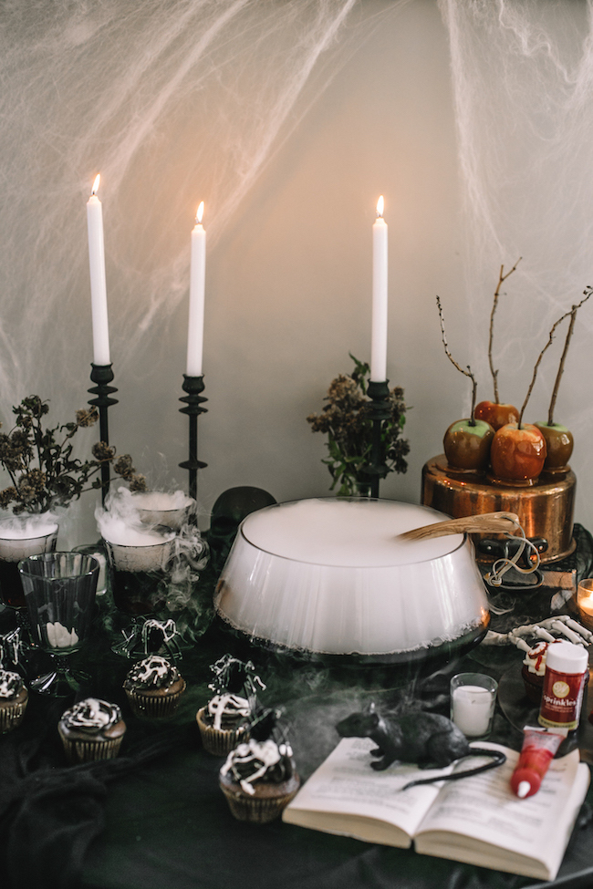 DIY Spooky Halloween Buffet | The Inspired Home