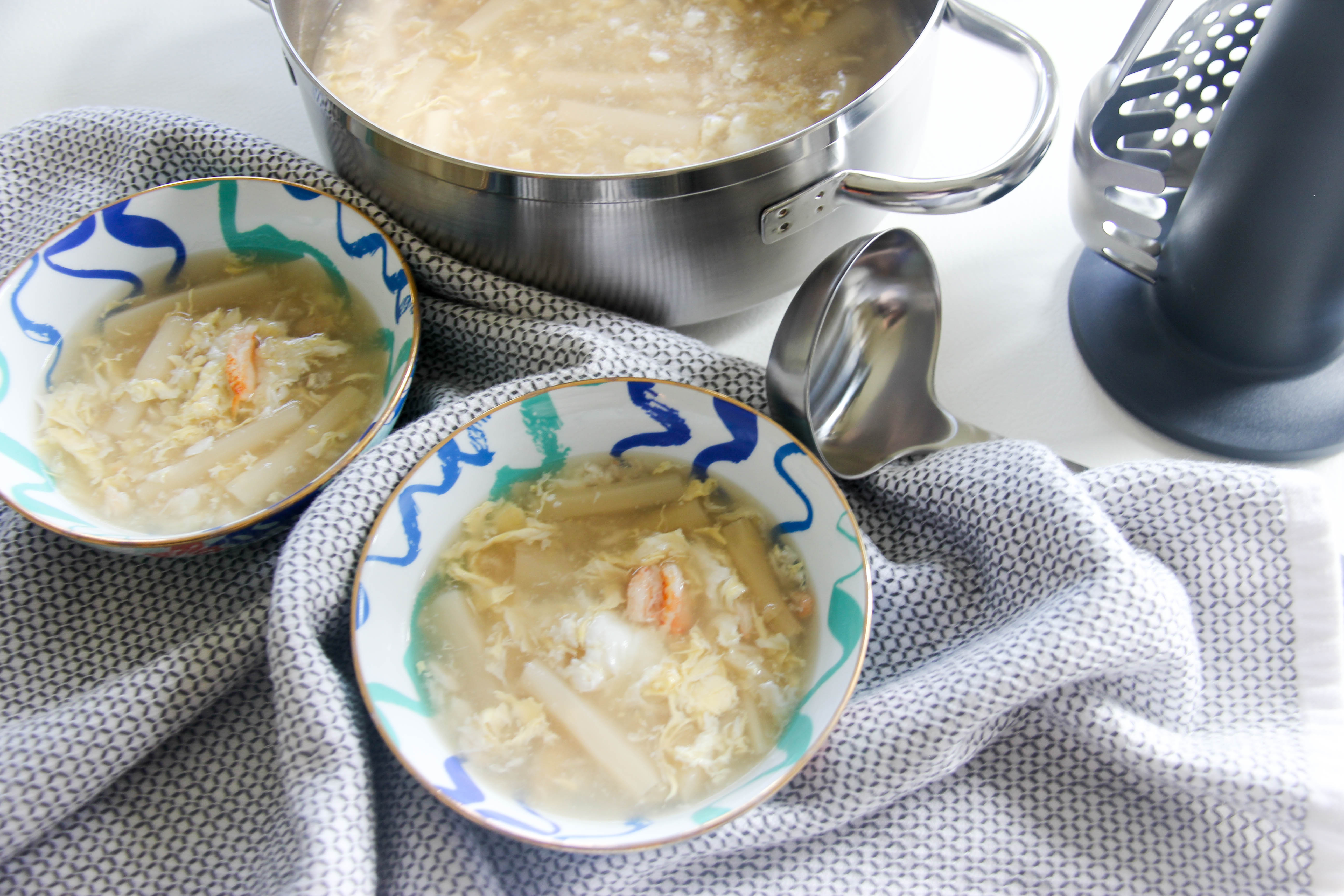 Lunar New Year Crab & Asparagus Soup Linda Tambunan The Inspired Home