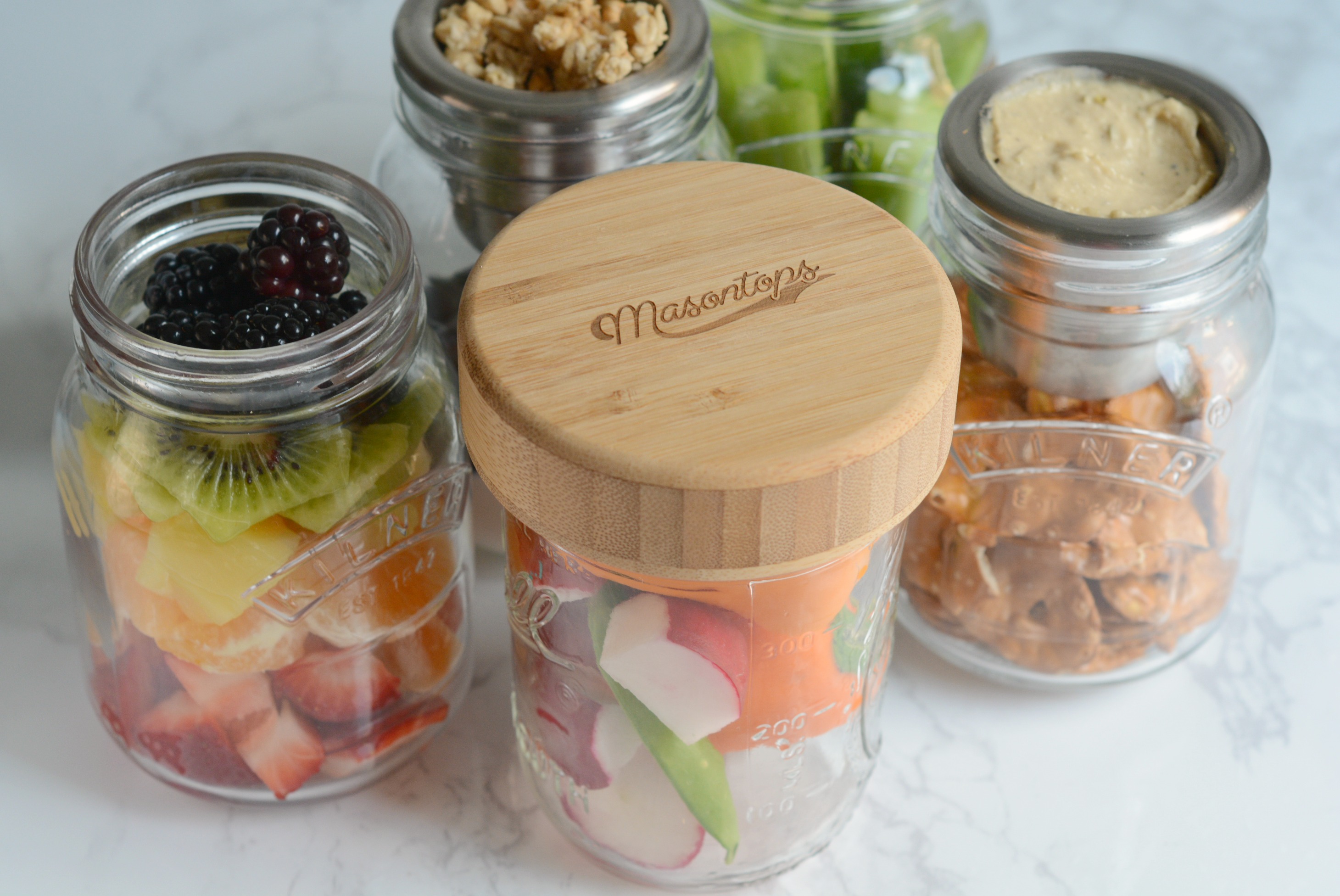 Food in Jars - Snacks for Kids - Mason Jar Merchant