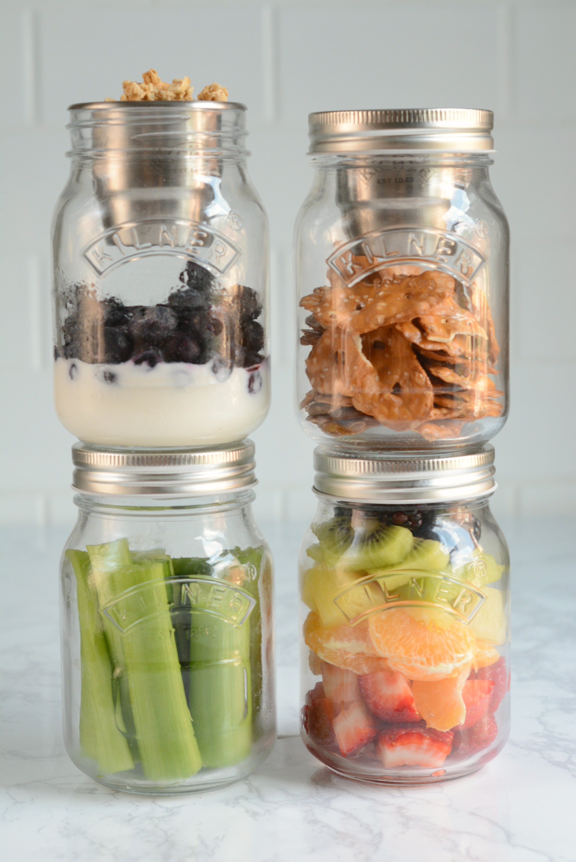 Easy Mason Jar Snack Ideas