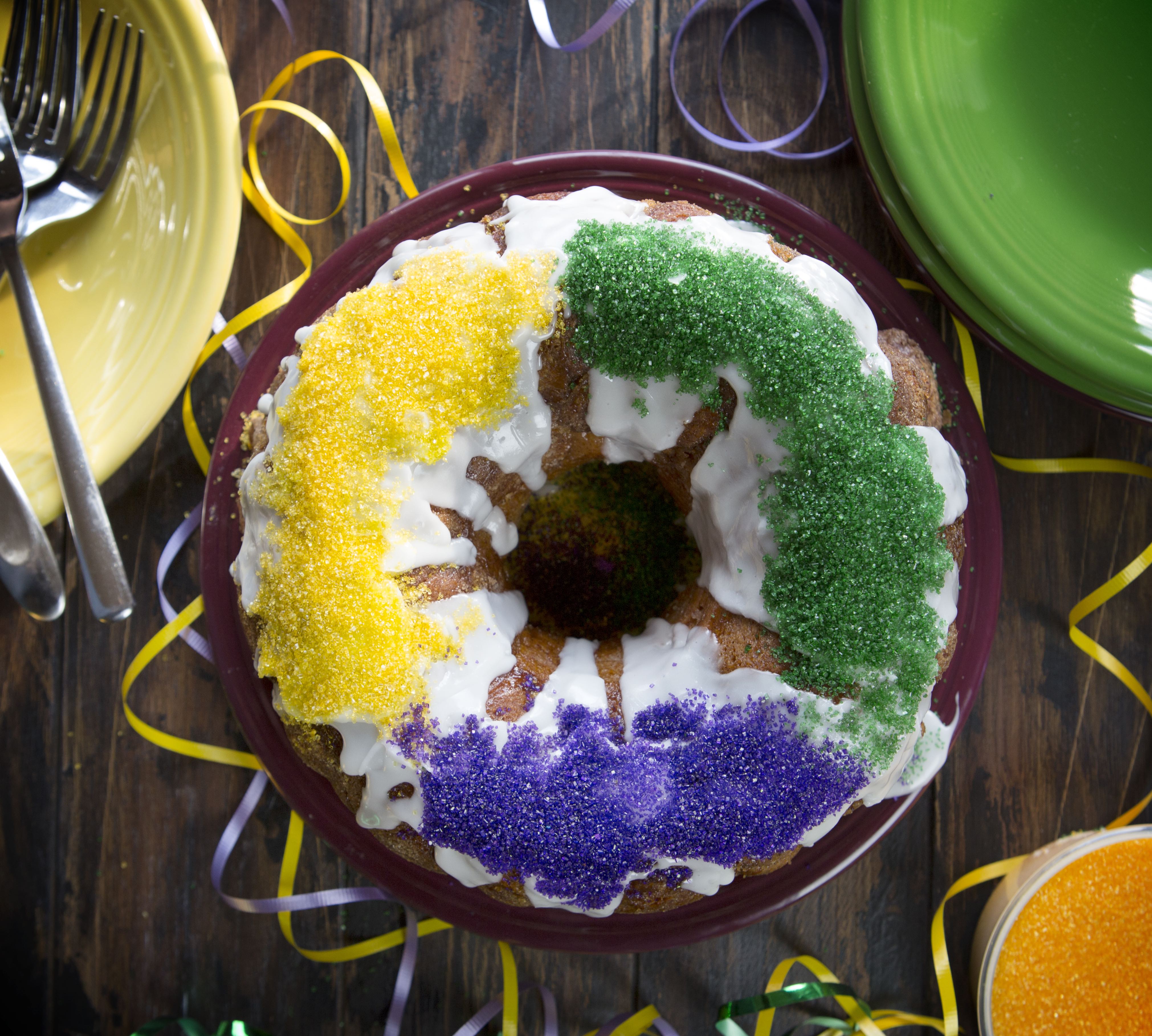 King Cake Monkey Bread The Inspired Home