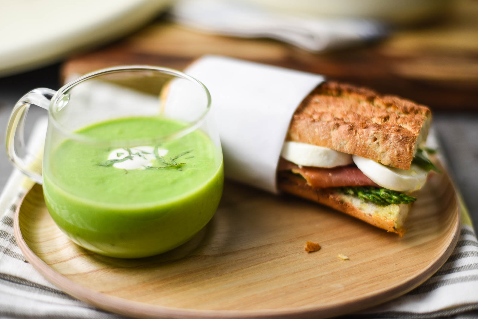 Spring Pea & Basil Soup