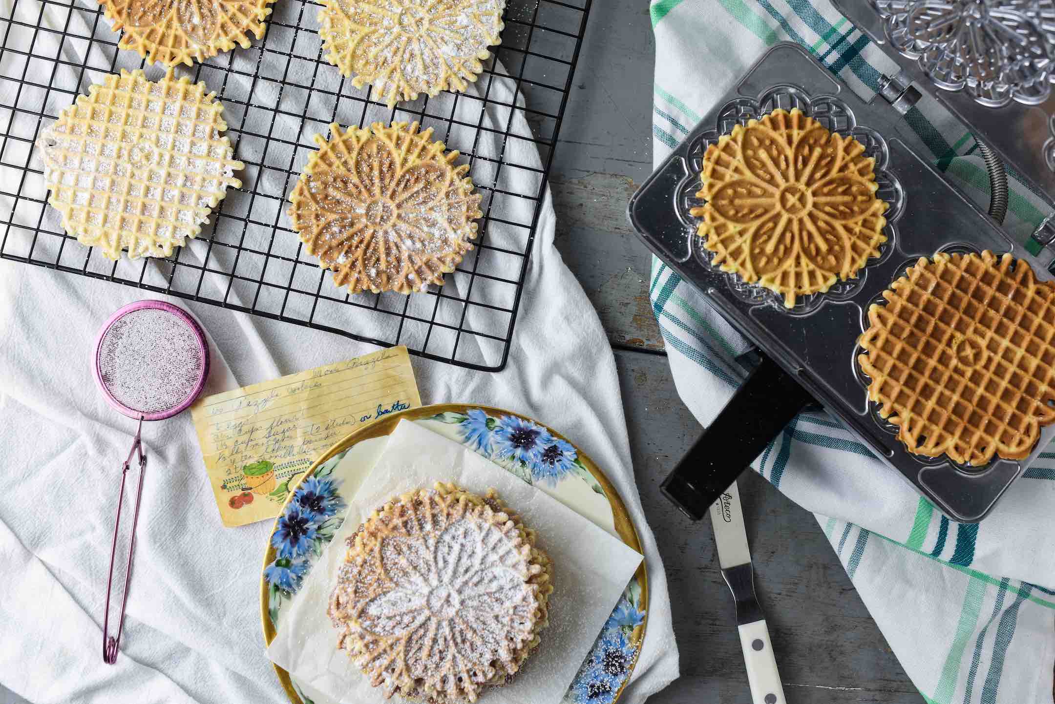 Grandma's Pizzelle Recipe - Brown Eyed Baker