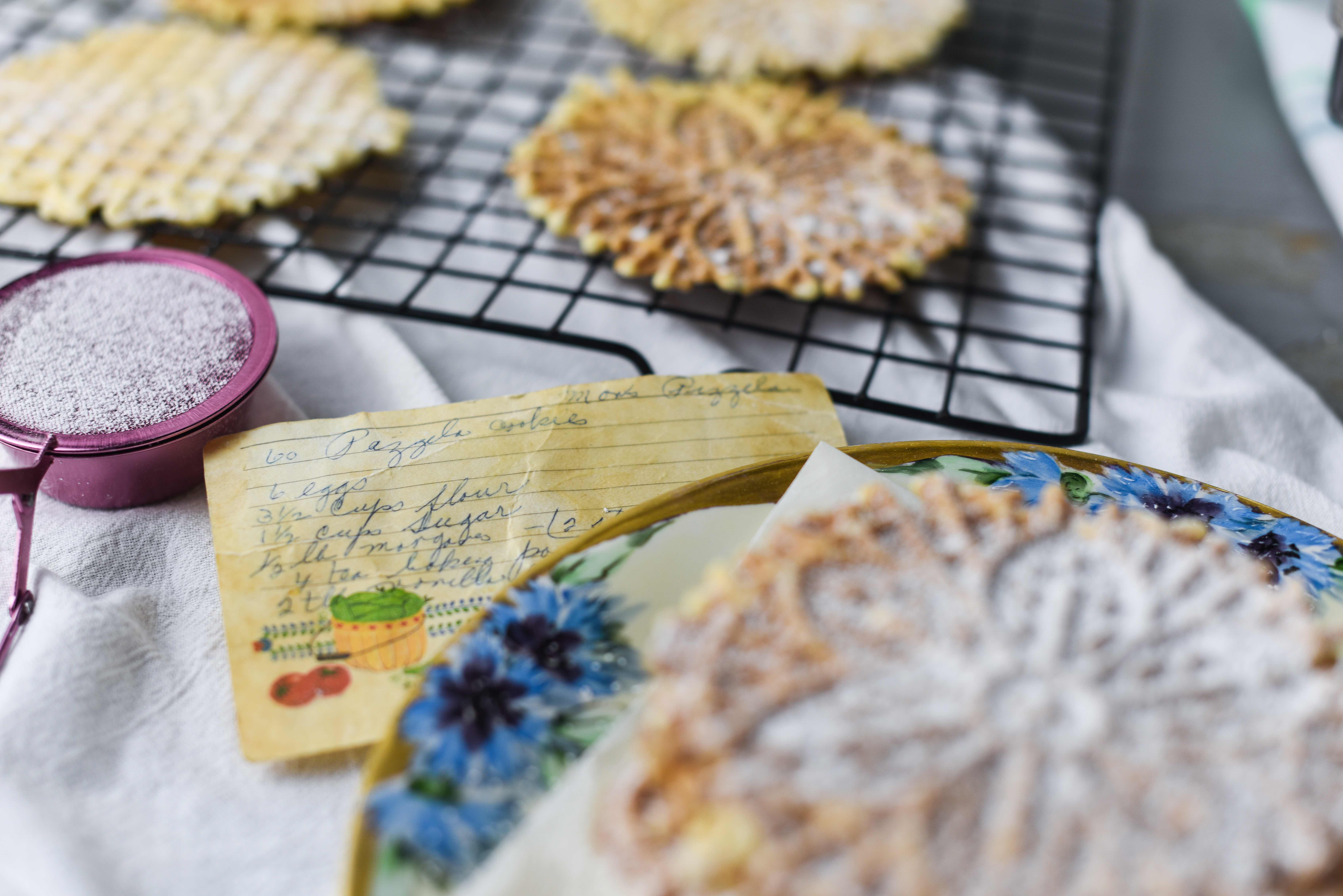 Grandma's Pizzelle Recipe - Brown Eyed Baker