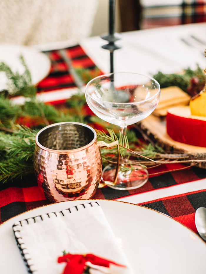 Buffalo Plaid Christmas Tablescape