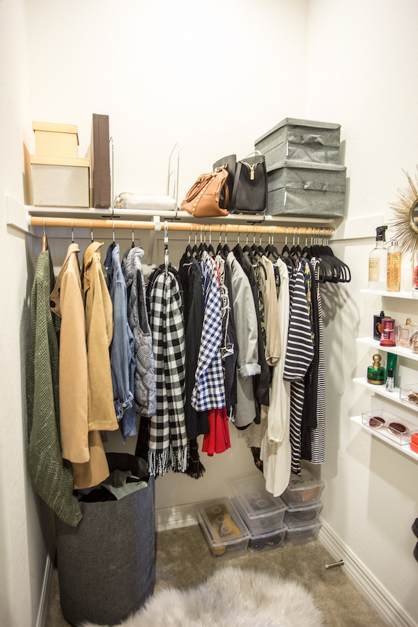 Small Closet Organization Solutions | The Inspired Home