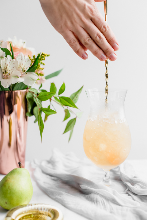 Strawberry Rhubarb Pitcher Cocktail Recipe, Colleen Jeffers