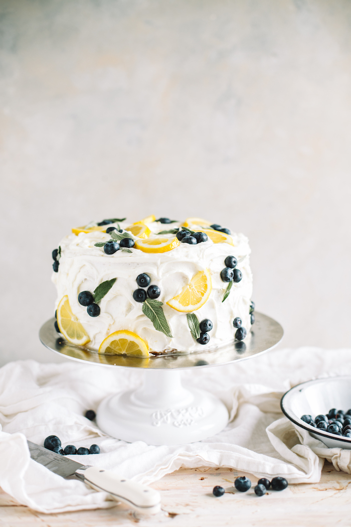 Summer fruits theme cake