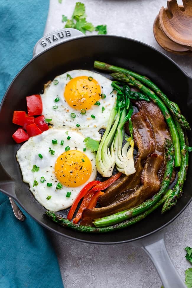 Potato, Egg and Bacon Breakfast Skillet - Cozy Cravings