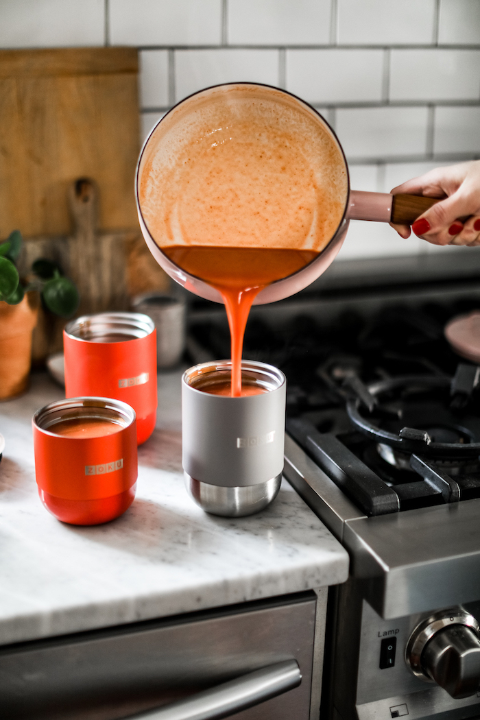 Zoku 10 oz. Neat Stack Food Jar in Orange