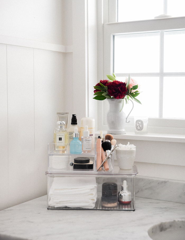 Organizing A Bathroom Countertop: Bathroom Counter Organization