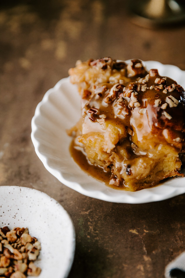 Classic Dutch Oven Bread Pudding