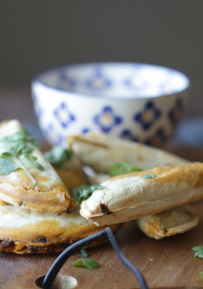 Mexican-Style Empanadas with Chipotle Ranch | The Inspired Home