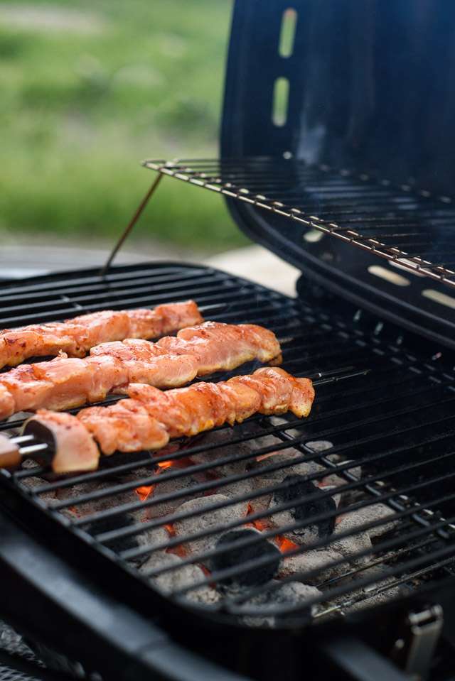 Bonded Teak 4 Pc Grill Set