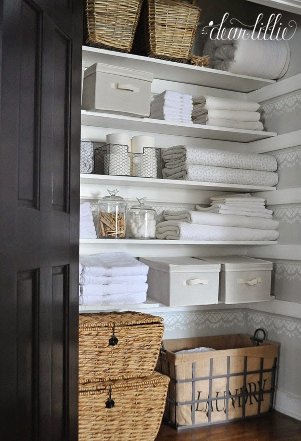 How To Beautifully Organize Your Linen Closet • Craving Some