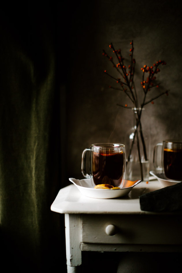 Maple Bourbon Hot Toddies | The Inspired Home